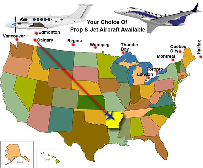 Arkansas Air Charter Directory